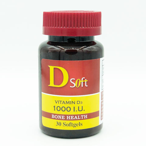 D SOFT 1000 MG 30 Softgels