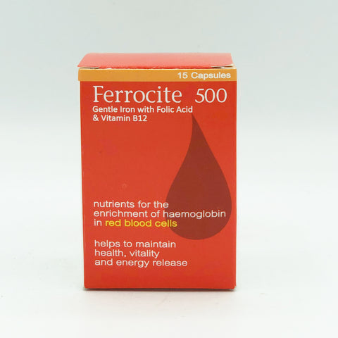 Ferrocite 500mg 15 Cap